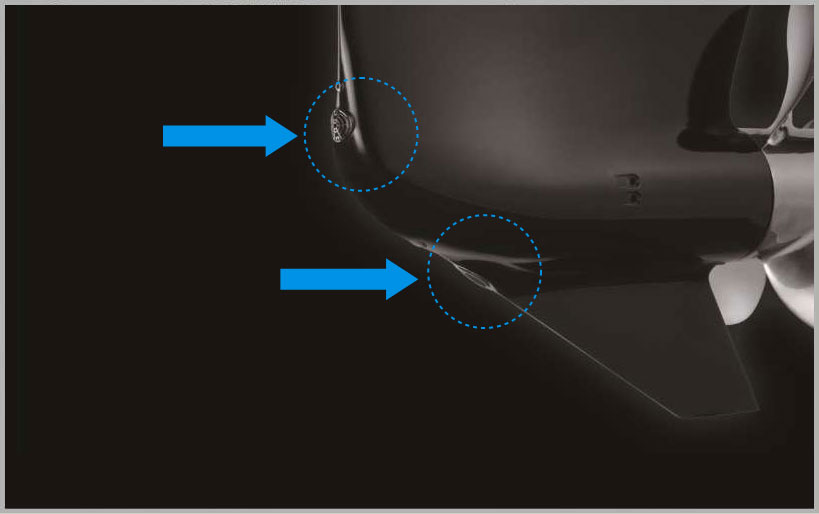  Refroidissement moteur efficace avec double entrée d'eau